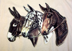 Three Mules Tshirt